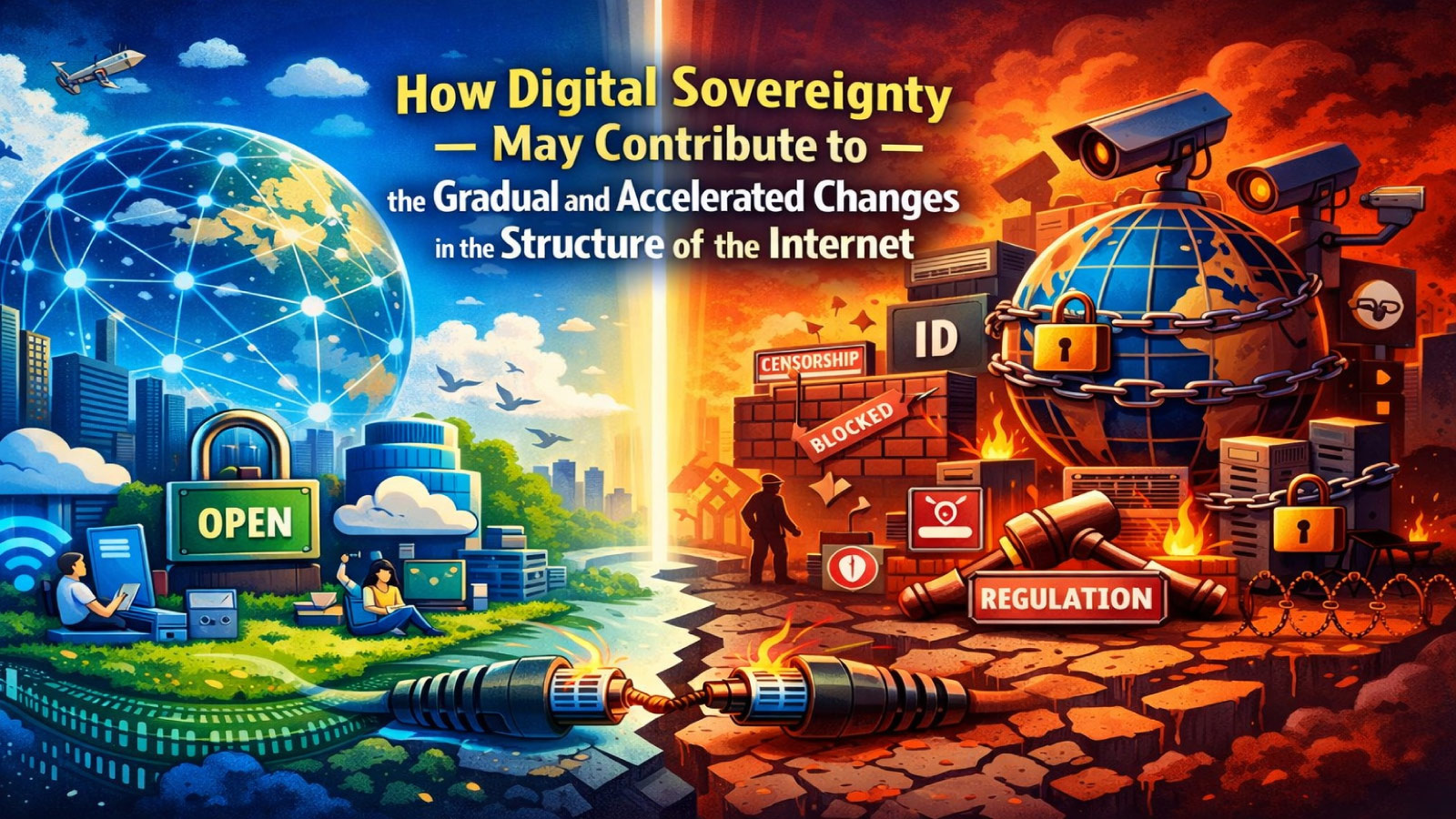 ডিজিটাল সার্বভৌমত্ব কীভাবে ইন্টারনেটের ধীরে এবং দ্রুত ক্ষয় সৃষ্টি করবে