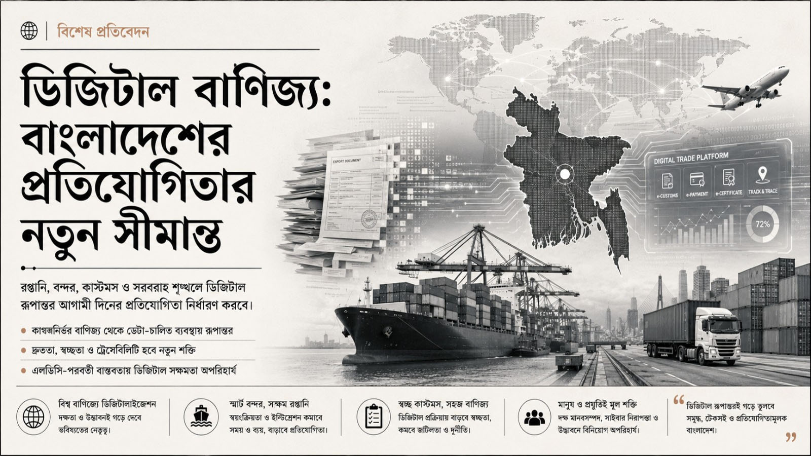 ডিজিটাল বাণিজ্য: বাংলাদেশের প্রতিযোগিতার নতুন সীমান্ত