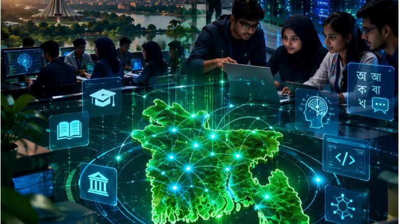 বাংলাদেশের নিজস্ব AI অবকাঠামো গড়ার পরিকল্পনায় গুরুত্ব পাচ্ছে বাংলা ভাষার মডেল